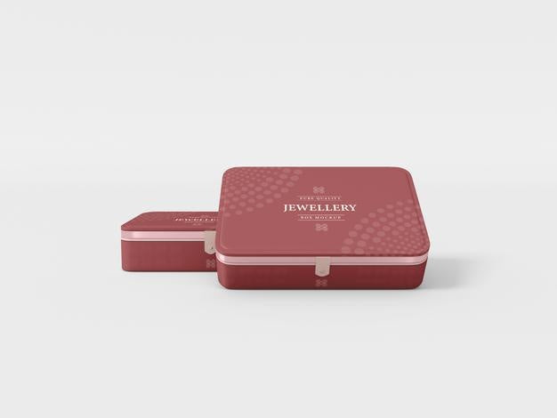 Luxurious Jewellery Box Mockup Psd