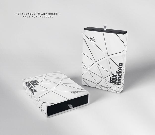 Luxurious Slide Box Mockup Psd
