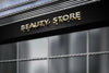 Luxury Beauty Store Facade Mockup Psd