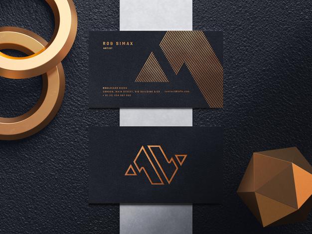 Luxury Business Card Mockup Template Psd
