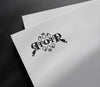 Luxury Embossed Logo Mockup On White Paper Psd