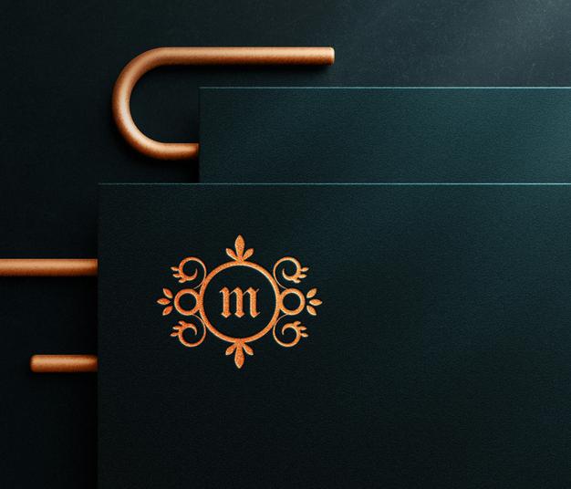 Luxury Embossed Logo Mockup Psd