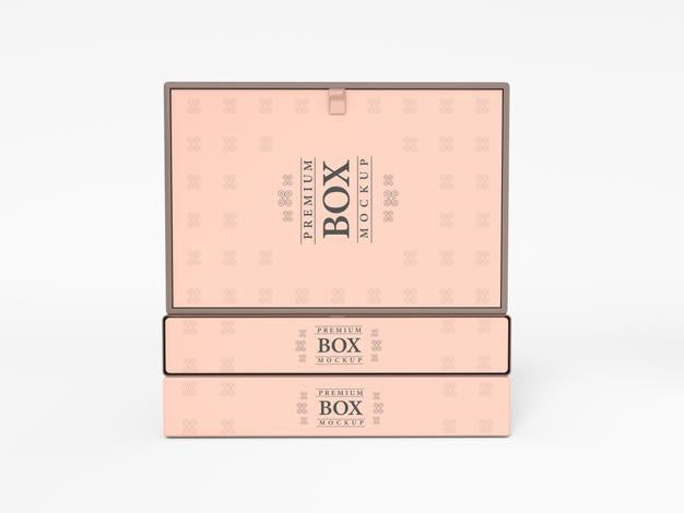 Luxury Gift Box Branding Mockup Psd