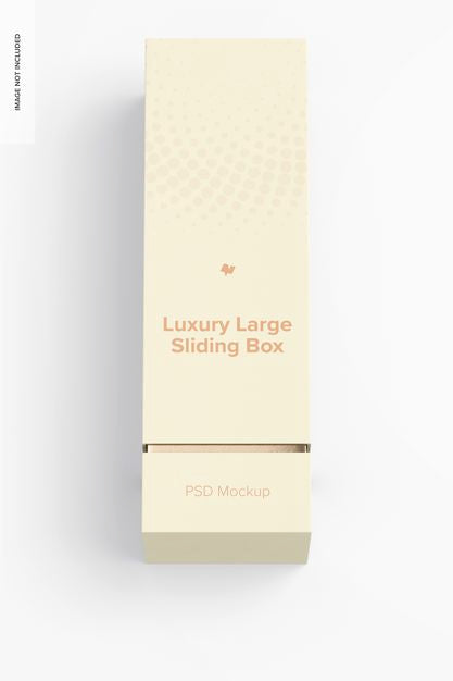 Luxury Large Sliding Box Mockup Psd