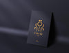 Luxury Letterpress Logo Mockup On Business Card Psd