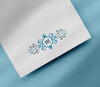 Luxury Letterpress Logo Mockup On White Paper Psd