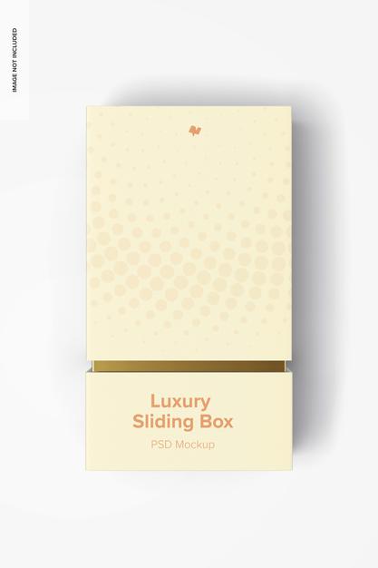 Luxury Sliding Box Mockup Psd