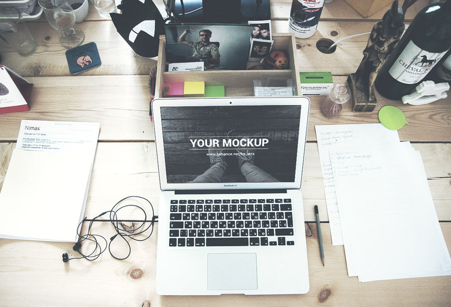 Macbook Air PSD Mockups