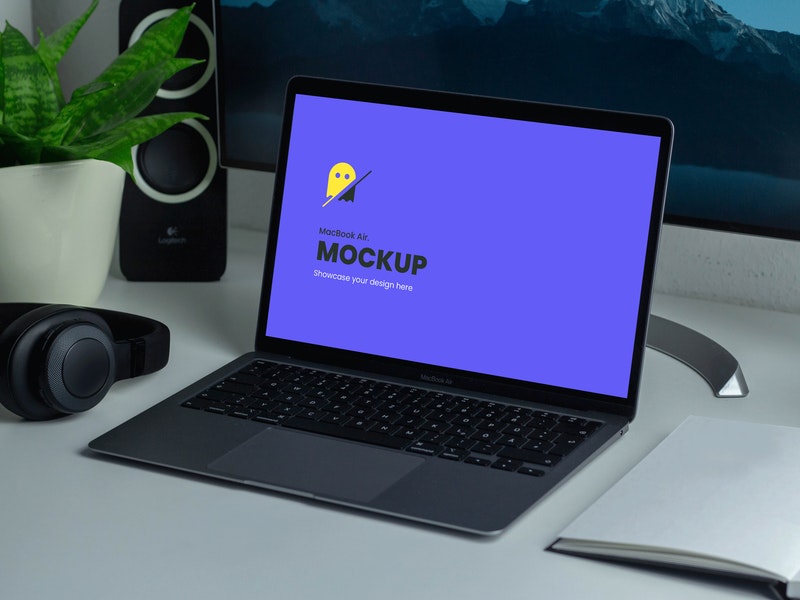 Macbook Air Psd Mockup