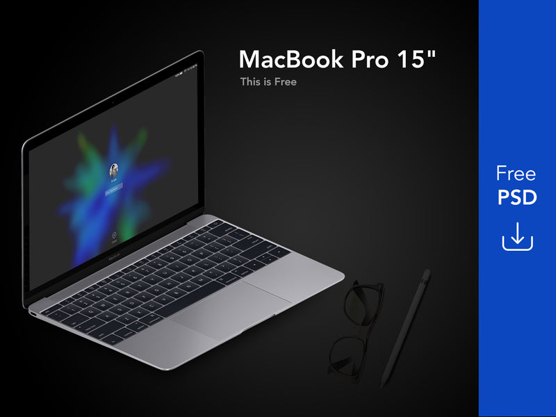 Macbook and ipad mockup Set