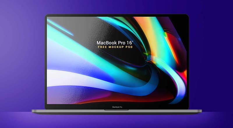 Macbook Pro 16 Inch Mockup Psd & Ai