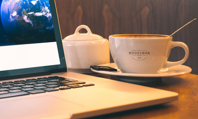 Macbook Pro And Coffee Cup Mockup Scenery