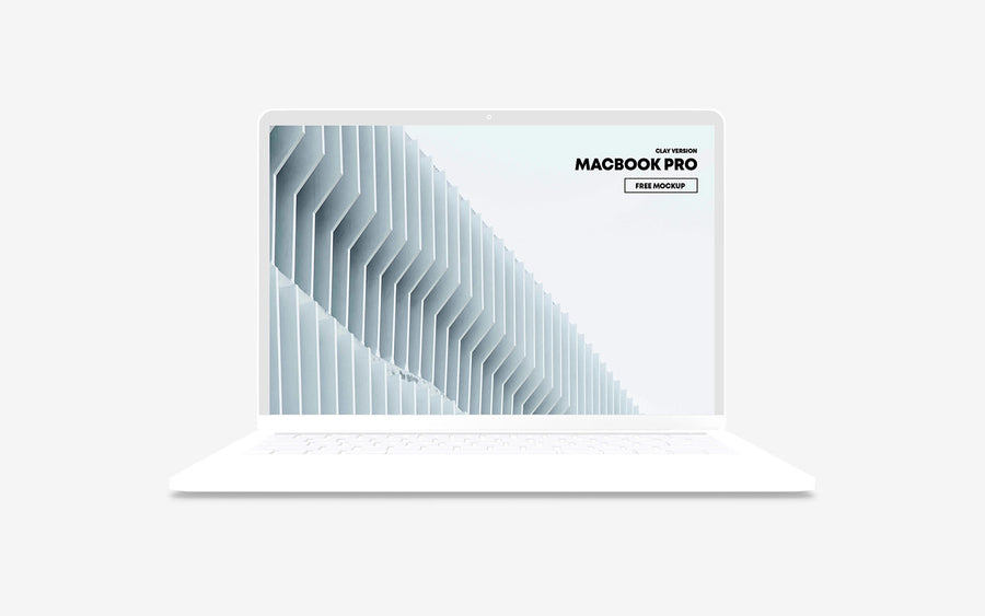 Macbook Pro Clay Mockup
