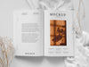 Magazine And Plant Mockup Above View Psd