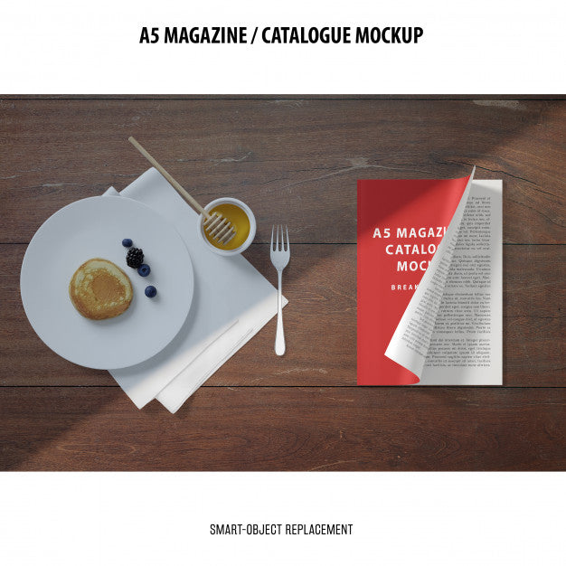 Magazine Catalogue Mockup Psd