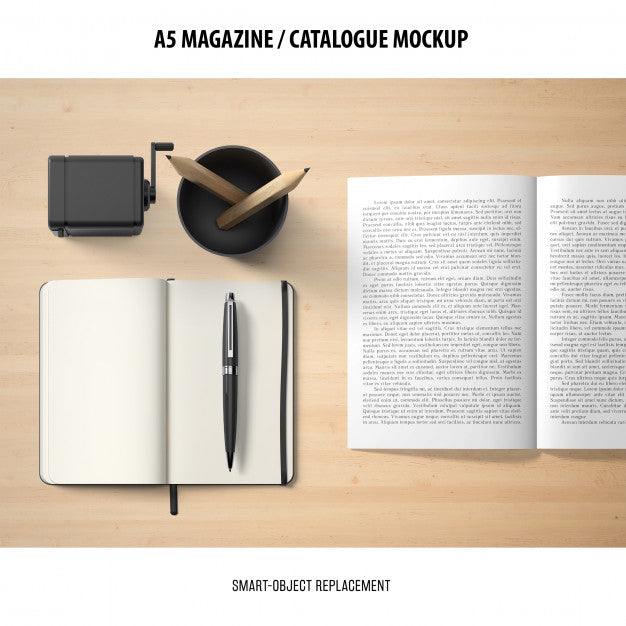 Magazine Catalogue Mockup Psd