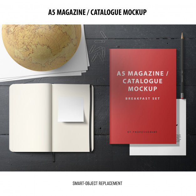 Magazine Catalogue Mockup Psd