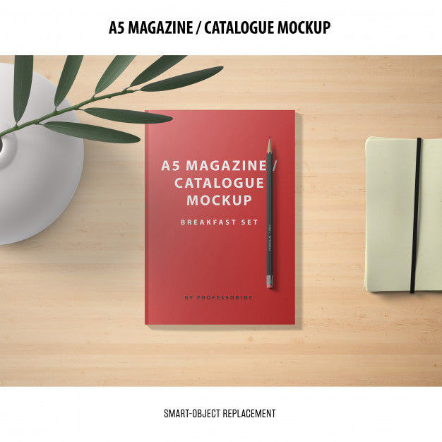 Magazine Catalogue Mockup Psd