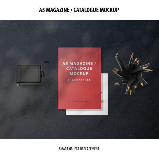 Magazine Catalogue Mockup Psd