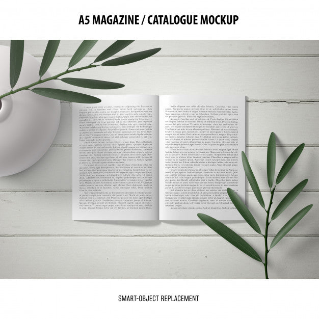 Magazine Catalogue Mockup Psd