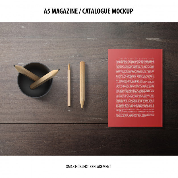 Magazine Catalogue Mockup Psd