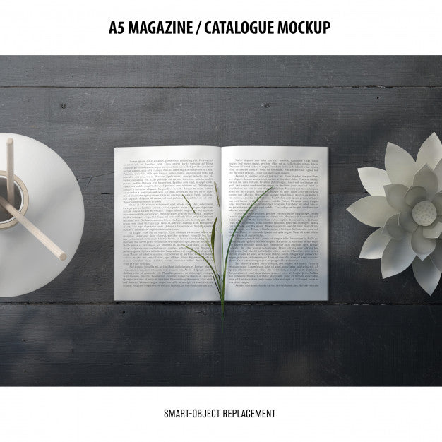 Magazine Catalogue Mockup Psd