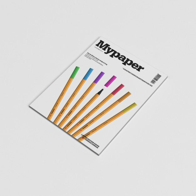 Magazine Cover Mock Up Psd