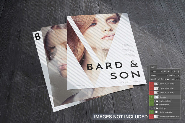 Magazine Covers Mock-Up Psd
