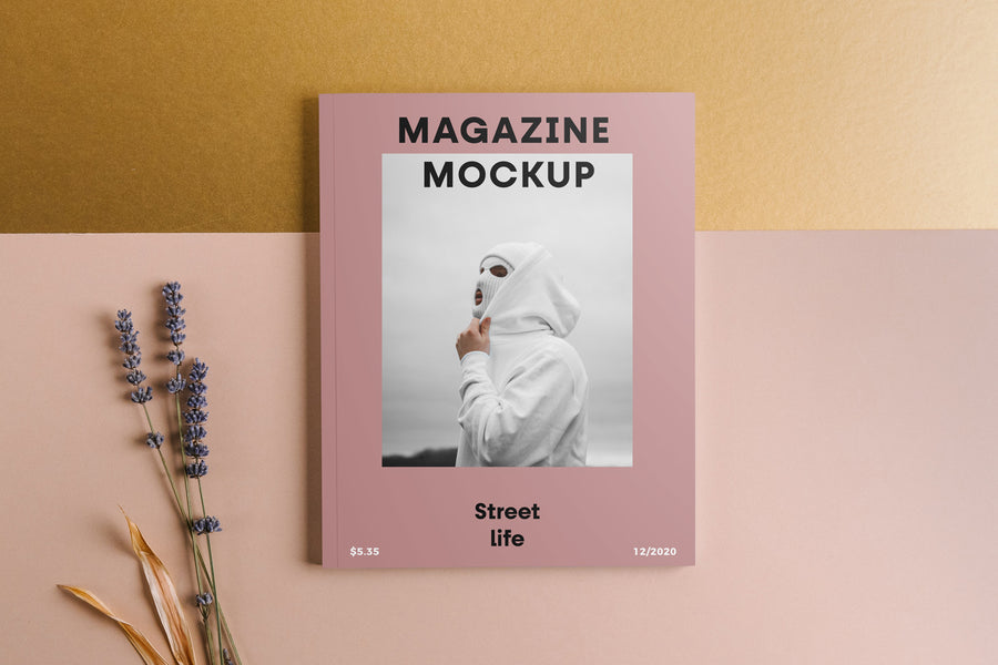 Magazine Front Cover Mockup