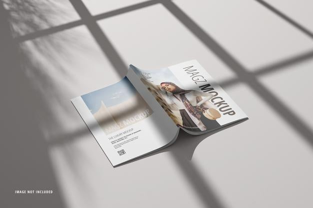 Magazine Mockup And Catalog Mockup Cover Page Premium Psd Psd