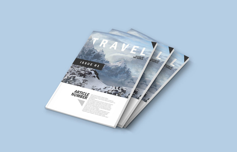 Magazine Mockup Template