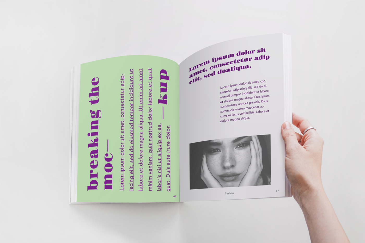 Magazine Psd Mockup