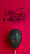 Make A Wish Balloon And Happy Birthday Psd