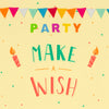 Make A Wish On Birthday Party Concept Psd