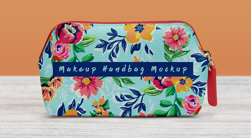 Makeup Handbag Purse Mockup Psd
