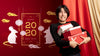 Male Holding Gift Boxes For New Year Psd