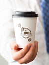 Man Holding A Cup Of Coffee Close-Up Psd