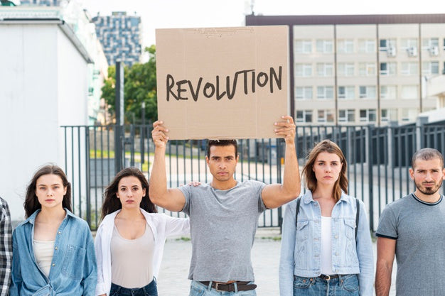 Man Holding Board Mock-Up Psd