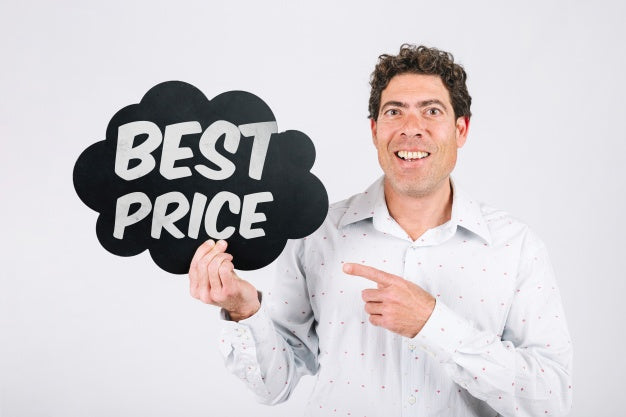 Man Holding Speech Bubble Slate Psd