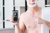 Man Shaving Mobile Phone Barber App Psd