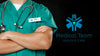 Man With Stethoscope And Labour Day Badge Psd