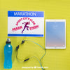 Marathon Mockup With Tablet Psd