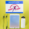 Marathon Mockup With Tablet Psd