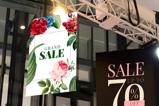 Marketing Ad Promotion Poster Mockup Template Psd