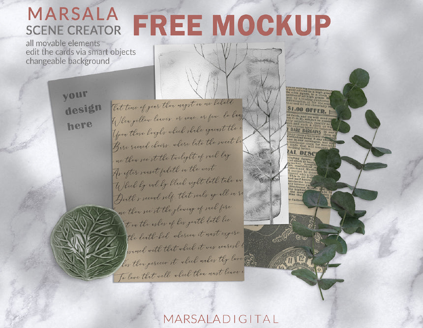Marsala Scene Creator - Mockup