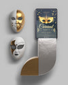 Masquerade Party Mock-Up Minimalist Design Psd