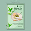 Matcha Tea Design For Flyer Template Psd