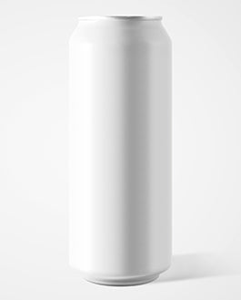 Matte Beer Can – 2 Psd Mockups