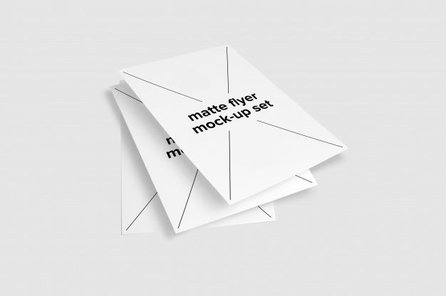 Matte Flyer Mock Up Collecti Psd