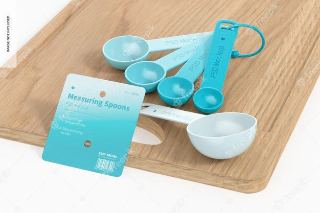 Measuring Spoons Set Mockup Psd